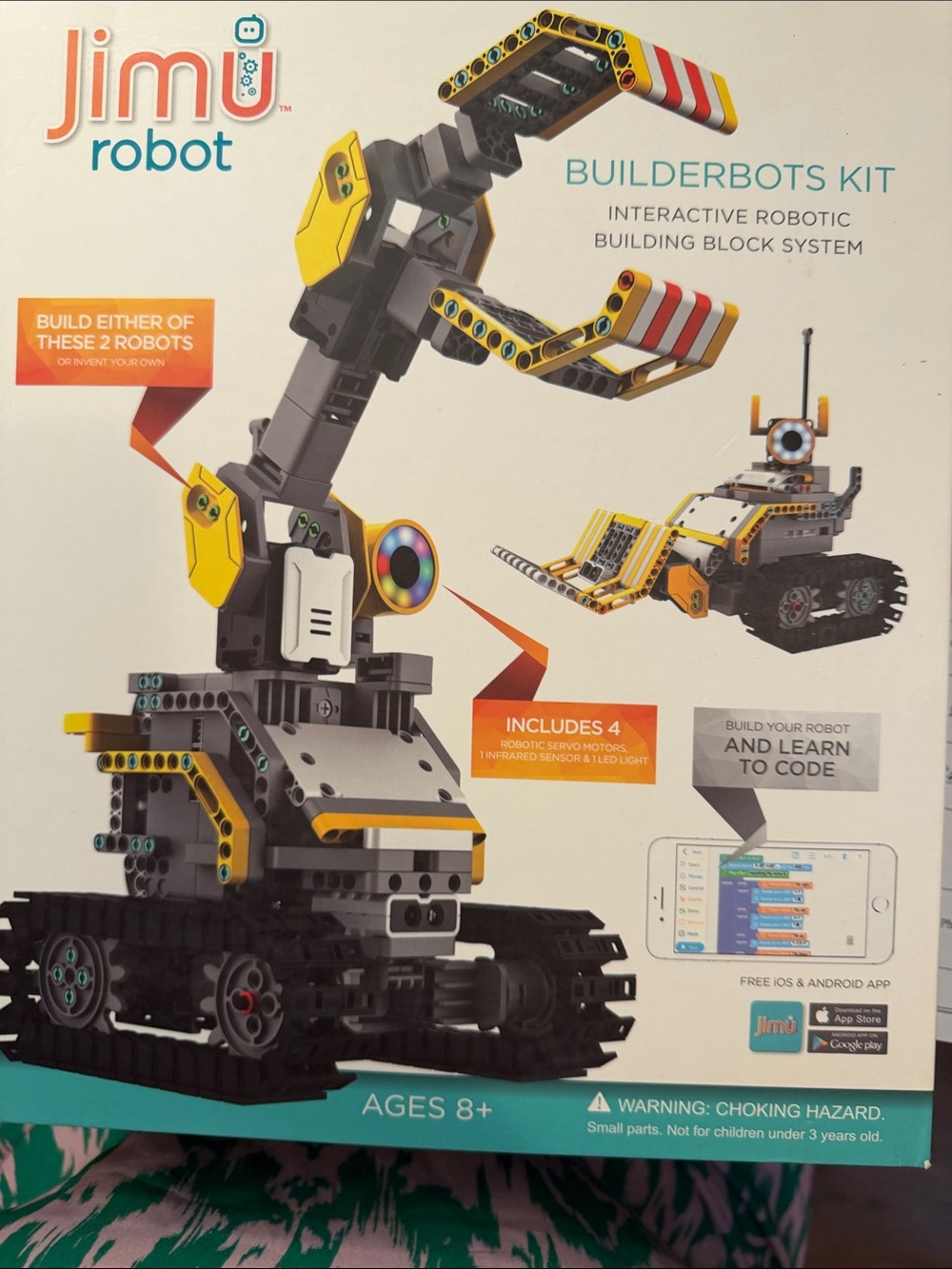 Robot BuilderBots Kit - Yellow & Black Interactive Robotic Toy